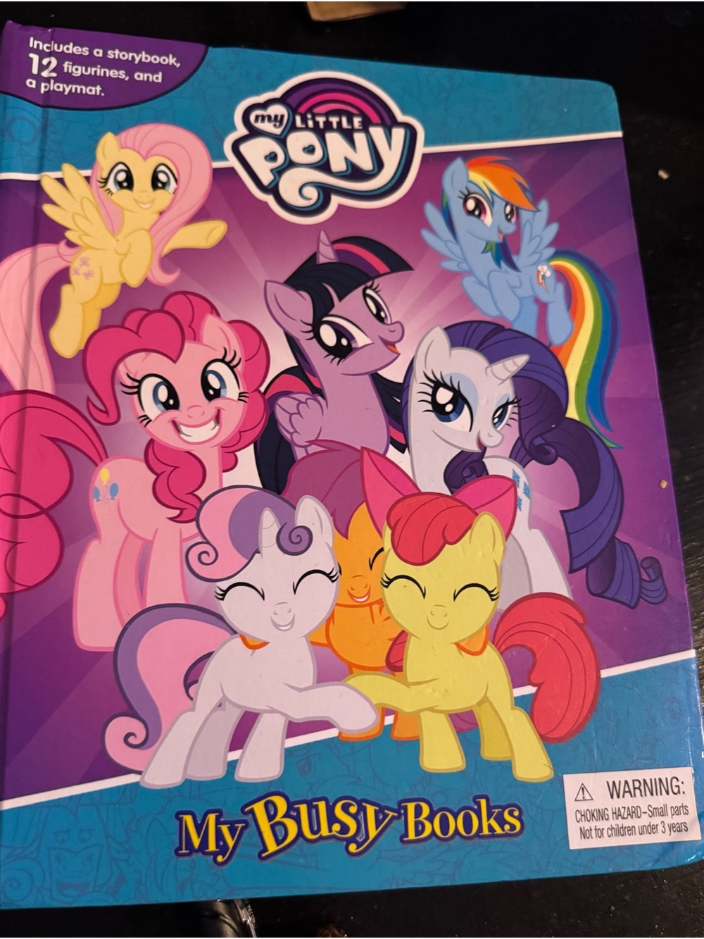 My Little Pony 2018 My Busy Book - Colorful Ponies Playset 12 figurines